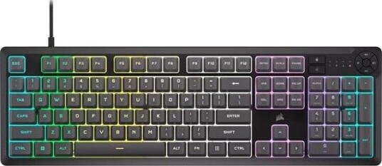 Corsair K55 CORE RGB Gamingtastatur Engelsk (USA) Grå CH-9226D65-NA