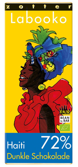 Zotter Labooko 72% Haiti Craft Chocolate Bar