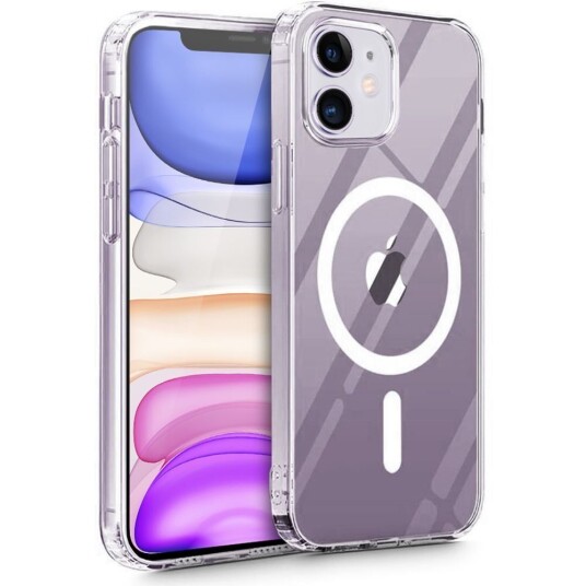 Tech-Protect Magmat iPhone 11 Deksler - Gjennomsiktig og MagSafe-kompatibel