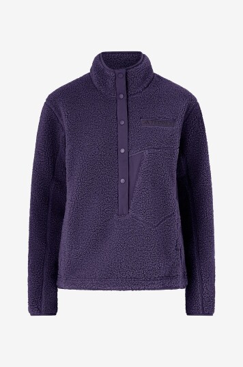adidas Sport Performance Fleeceskjorte W Xpl Pile Snap Lilla
