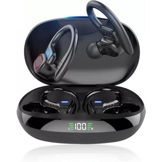 Sport Trådlösa Bluetooth-hørlurar, Trådlösa Hörlurar med Mic Bluetooth, Hi-Fi Stereo Bluetooth-headset Bluetooth-headset for sport, arbeid Sport Trådlösa Bluetooth-hørlurar, Trådlösa Hörlurar med Mic Bluetooth, Hi-Fi Stereo Bluetooth-headset Bluetooth-headset for sport, arbeid