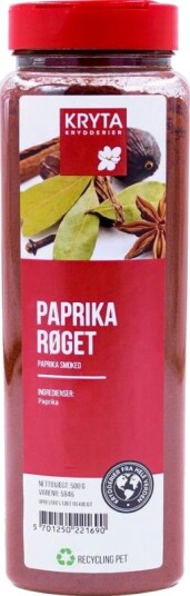 Røget Paprika 450 g