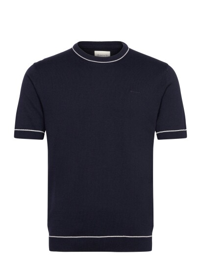 GANT Cotton Modal Ss C Neck Navy XXXL