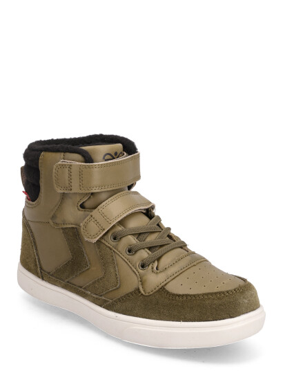 Hummel Stadil Winter High Jr - Khaki green - 26