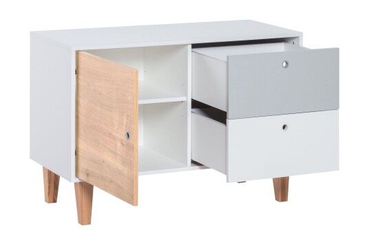 Concept Kommode Hvit / Grå / Svart   VOX