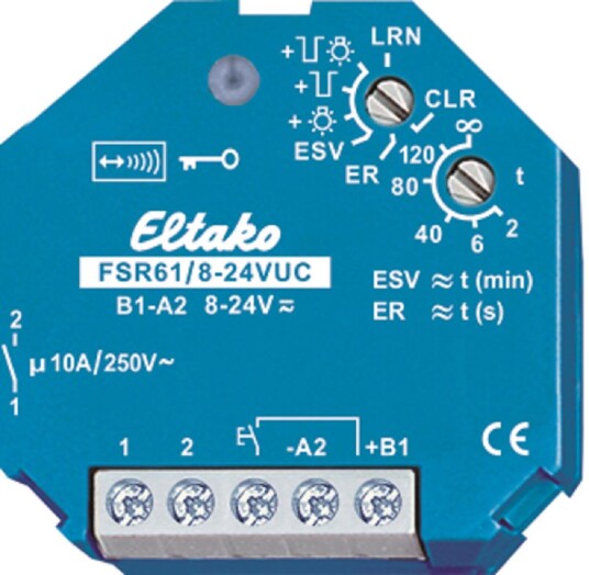 Eltako 30100004 Impulsrelé 230 V AC IP30 Elfordeling & strømforsyning