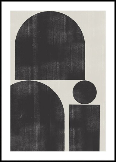 Geometric Silence Plakat / 100x150cm