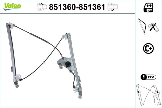 Vindusheis VALEO 851361