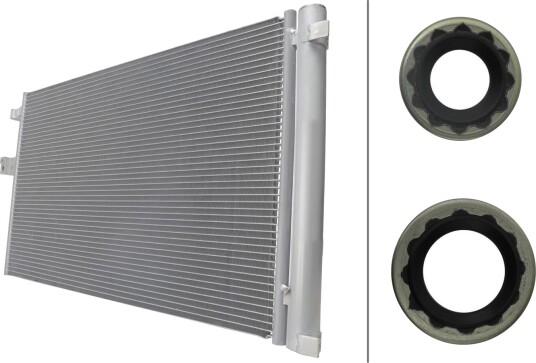 HELLA 8FC 366 223-021 Kondensator, klimaanlegg