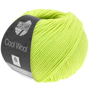 Lana Grossa Cool Wool Garn 2089 Gul Grønn