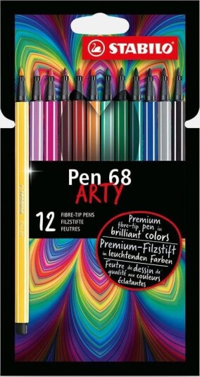 Stabilo Pen 68 Tusjsett 12 Stk