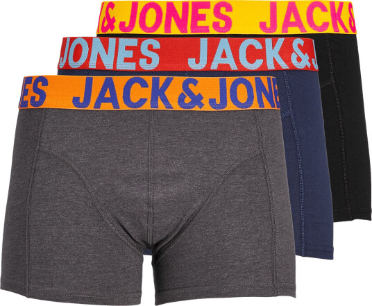 Jack & Jones Jaccrazy Solid Trunks 3 Pack Noos Black S Jack & Jones Jaccrazy Solid Trunks 3 Pack Noos Black S