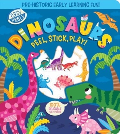 Easy Peely Dinosaurs Peel Stick Play!