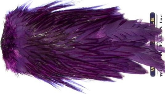 Whiting Am. Rooster Saddle - Purple Whiting Am. Rooster Saddle - Purple