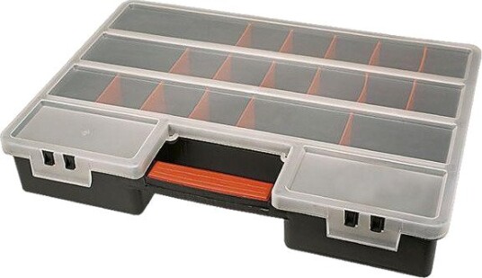 Topex Sortimentsboks 79R160 Med Justerbare Rom XL, 46 × 33 × 8 cm Topex Sortimentsboks 79R160 Med Justerbare Rom XL, 46 × 33 × 8 cm