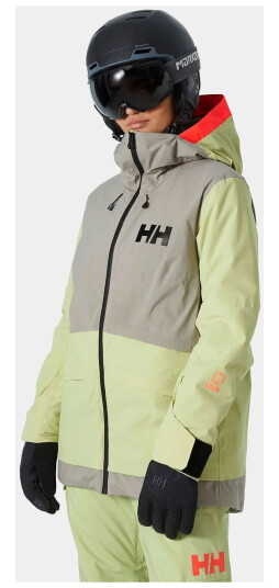 Helly Hansen Powchaser 2.0 Skijakke Dame Grønn Svart M Helly Hansen Powchaser 2.0 Skijakke Dame Grønn Svart M