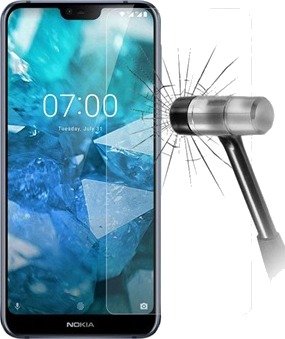 Nokia 7.1 Beskyttelsesglass - 9H - Klar