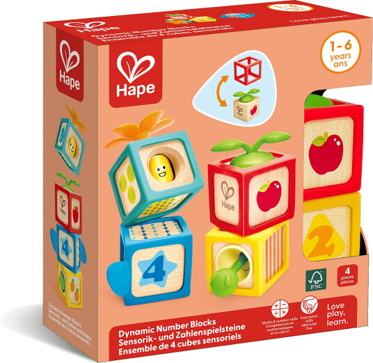 Hape Hape Dynamic Number Blocks - Multi/patterned - ONE SIZE