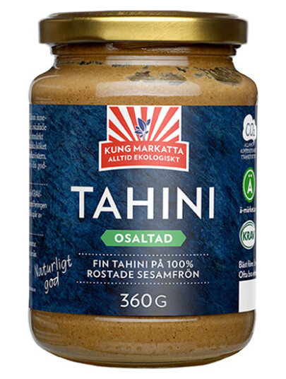 Tahini uten salt ØKO, 360 gram Tahini uten salt ØKO, 360 gram