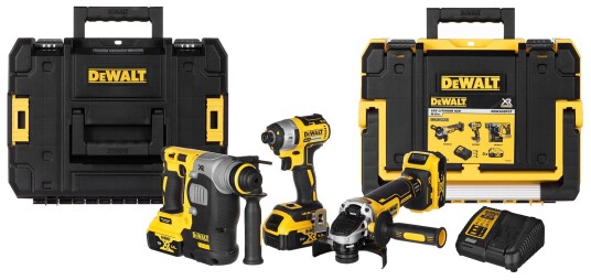 DeWalt DCK305P3T Verktøysett 18V 3 Batterier 5.0 Ah Hurtiglader