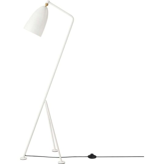 GUBI Grossman Collection Gräshoppa Gulvlampe Blank Alabaster Hvit GUBI Grossman Collection Gräshoppa Gulvlampe Blank Alabaster Hvit
