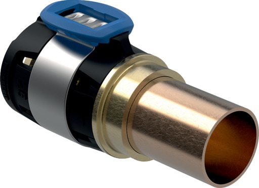 FLOWFIT overgang 25x22mm klemring silikon bronse/Cu