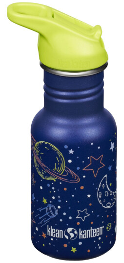 Klean Kanteen Kid Classic Narrow Flip drikkeflaske 355 ml, milky way Klean Kanteen Kid Classic Narrow Flip drikkeflaske 355 ml, milky way