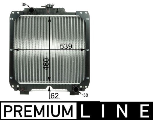 MAHLE CR 1936 000P Radiator motorkjøling