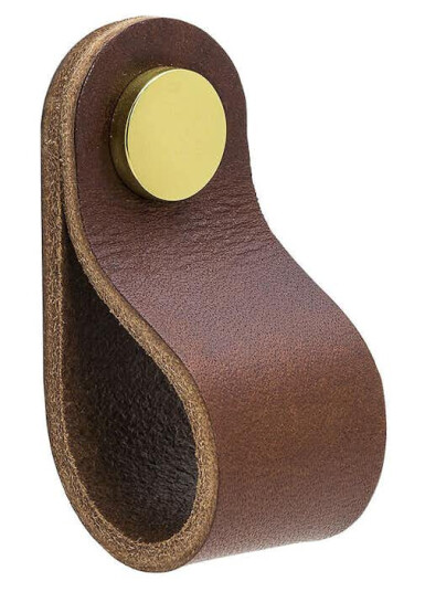 Håndtak Beslag Design Loop Round Brun