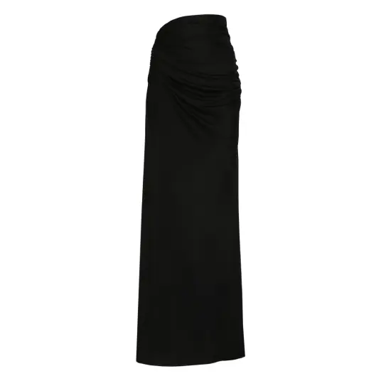 Andrea Adamo Dame Skjørt Svart S, Andrea Adamo Dame Skjørt Svart S,