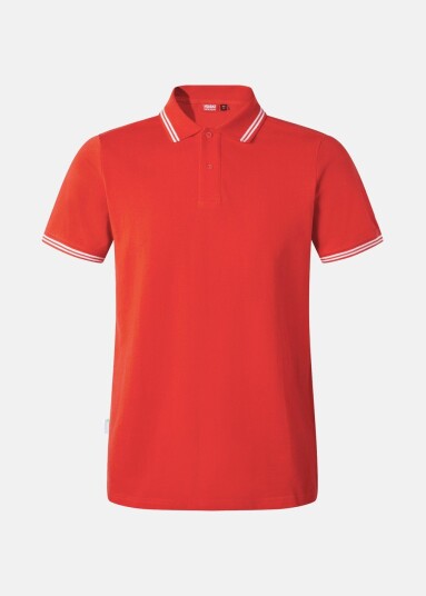 Huski Wear Shore Pique Polo Huski Red L Piketrøyer
