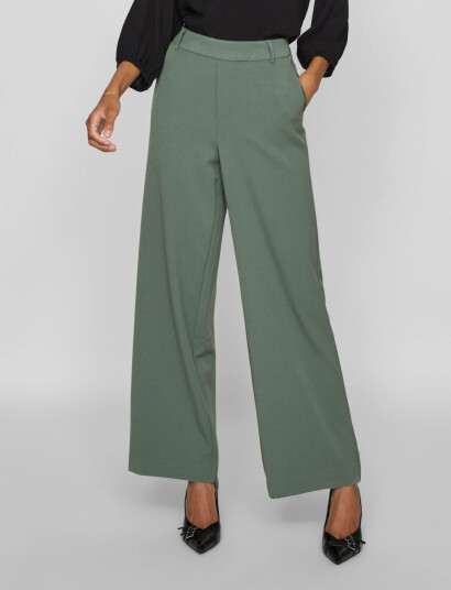 Vila Vivarone Hw Wide Pant Noos Green 44