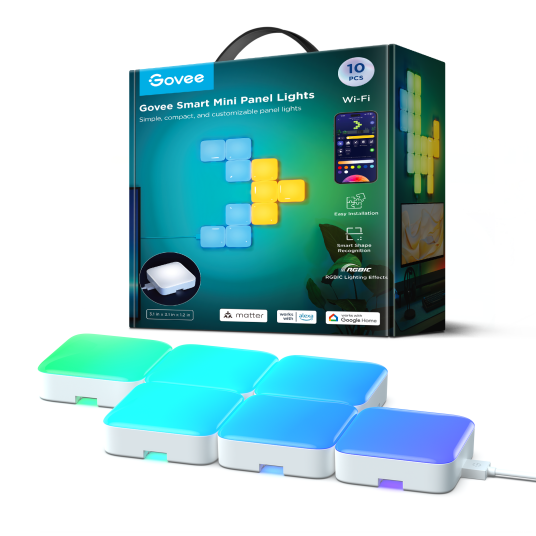 Govee Smart Mini Panel Lights 10 Pack Govee Smart Mini Panel Lights 10 Pack