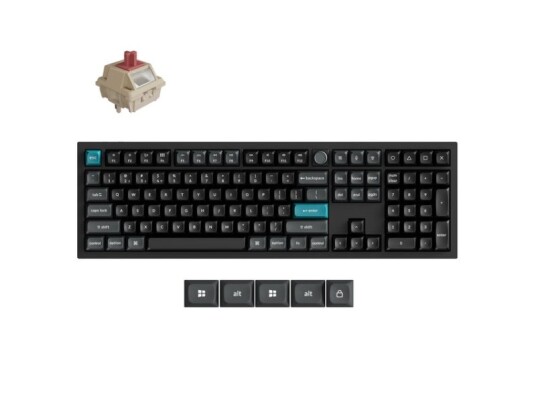 Keychron Q6 Ultra Q6U M1 Svart Keychron Q6 Ultra Q6U M1 Svart