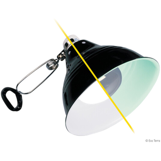 Glow Light Porselensklemmelampe + Glødereflektor Svart 25 cm Glow Light Porselensklemmelampe + Glødereflektor Svart 25 cm