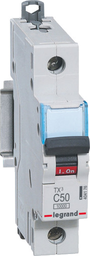 Legrand 10 stk TX³ MCB automatsikring C50 1P 1M 10/10kA