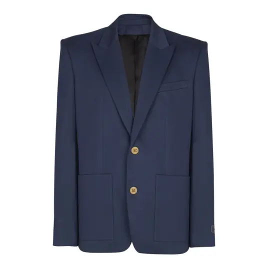 Balmain Herre Jakker Blå 2XL,