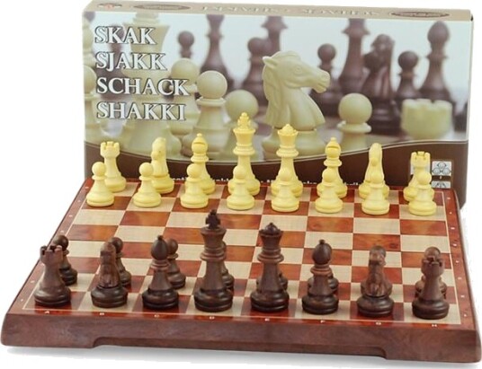 Danspil Sjakk og Dam Klassisk Brettspill for Barn fra 6 år Danspil Sjakk og Dam Klassisk Brettspill for Barn fra 6 år