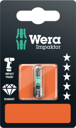 Wera 867/1 IMP DC SB Impaktor bit TORX 20 x 25 mm