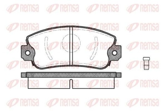 Bremseklosser REMSA 0372.02 Bremseklosser REMSA 0372.02