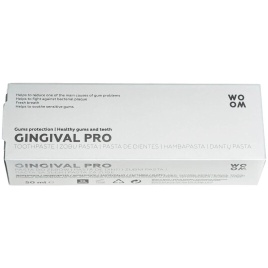 Klorheksedin Tannkrem 0,12% WOOM Gingival Pro Gum 50 ml.