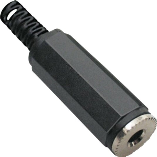 Tru Components Tc-2517002 3,5 Mm Jackplugg Rett Tilkobling Poler 2 Mono Svart 100 Stk