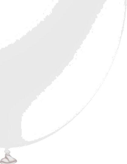 Linkballonger K-Link Opaque Satin Snow White - 25-pakning
