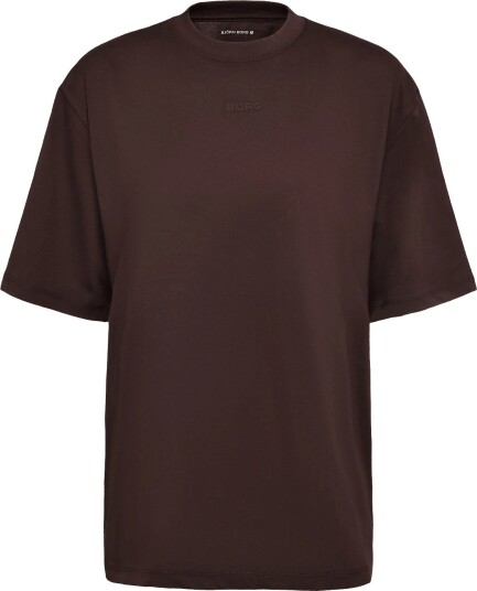 Björn Borg Studio Oversized T Shirt   COFFEE BEAN   XS