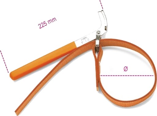 Beta Tools Nøkkel Til Oljefiltre 240 Mm 014900002 Beta Tools Nøkkel Til Oljefiltre 240 Mm 014900002