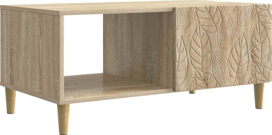  Kaffebord Sonoma eik 90 x 50 x 40 cm Konstruert tre