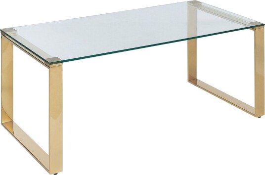 Soffbord Beliani Tilon Guld/transparent GOLD\|\|Transparent -