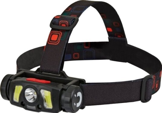 Hodelykt Orno Led Cob + Xpg Med Li-Ion 1200 Mah, Bevegelsessensor Hodelykt Orno Led Cob + Xpg Med Li-Ion 1200 Mah, Bevegelsessensor