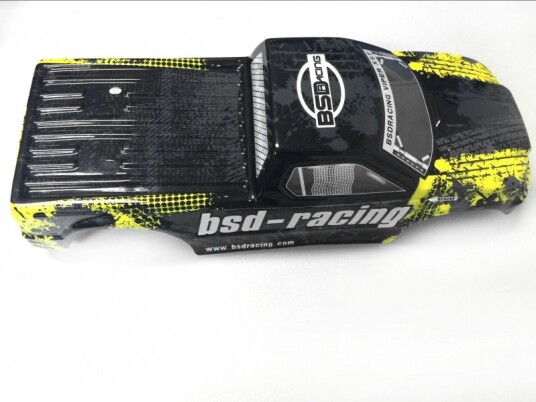 BSD 908-008E Yellow Body 1/10 Monster Truck 706T / 909