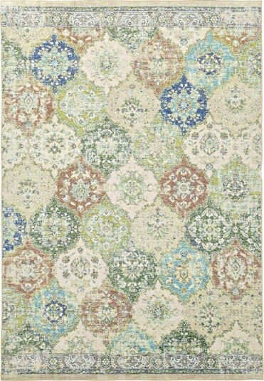 Wilton teppe   Bohemia grønn/multi Størrelse: 160 x 230 cm